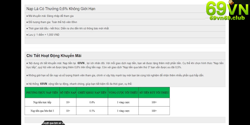 Nạp tiền vào nhà cái nhận ưu đãi hoàn trả